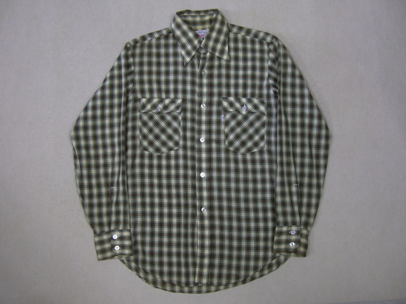画像1: 〜80's Levi's チェックシャツ／M (1)