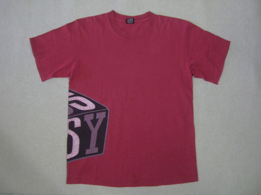 画像1: 80's 黒タグ stussy Tシャツ／USA製／L (1)